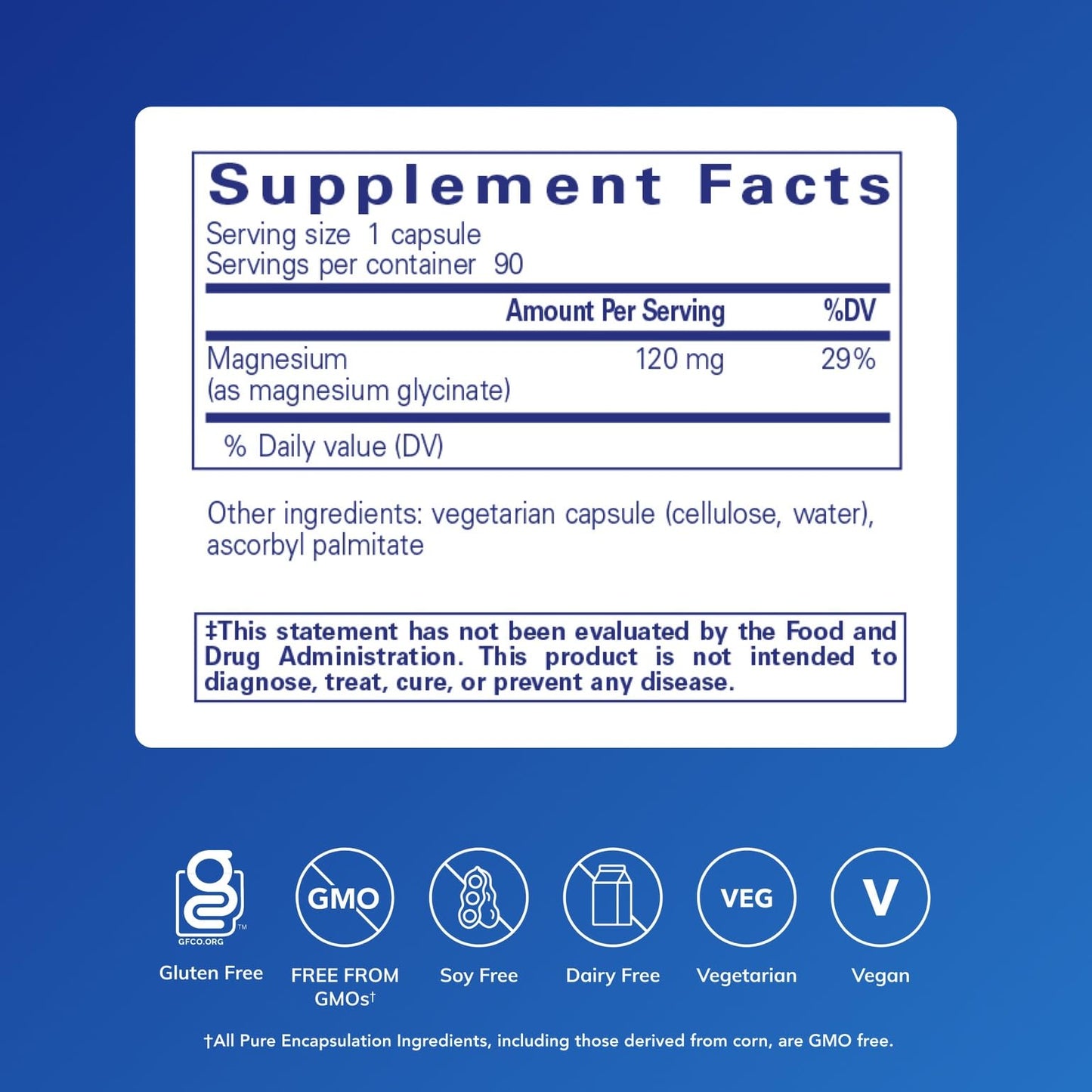 Pure Encapsulations Magnesium (Glycinate) -Supplement to Support Stress Relief, Sleep, Heart Health, Nerves, Muscles, and Metabolism* - with Magnesium Glycinate